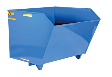 1-1/2 Cubic Yard Lo-Profile 90° Self-Dumping Steel Hopper w/ 2,000-lbs Capacity IN